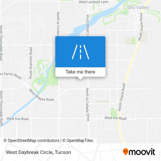Mapa de West Daybreak Circle