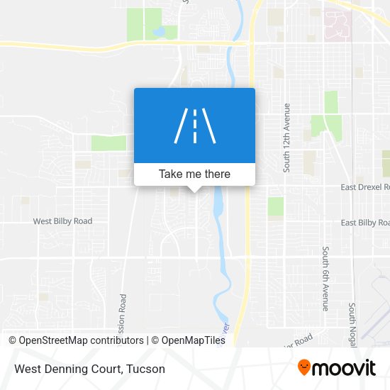 West Denning Court map