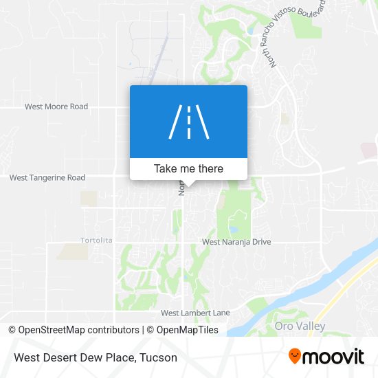 Mapa de West Desert Dew Place