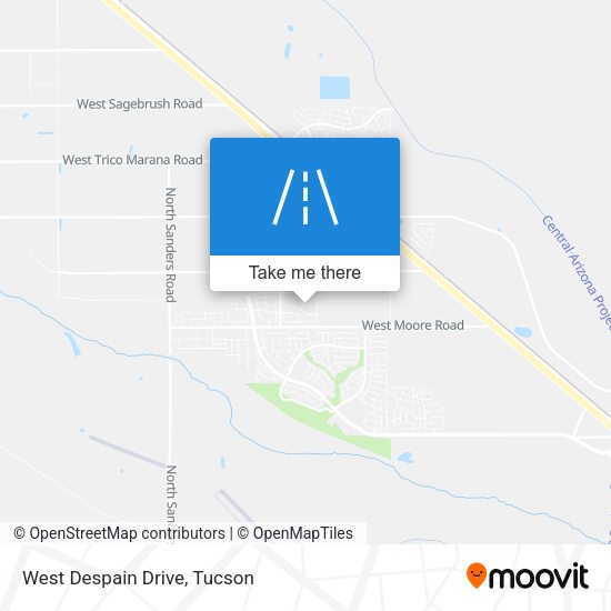 West Despain Drive map