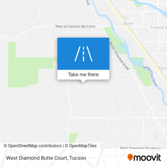 West Diamond Butte Court map