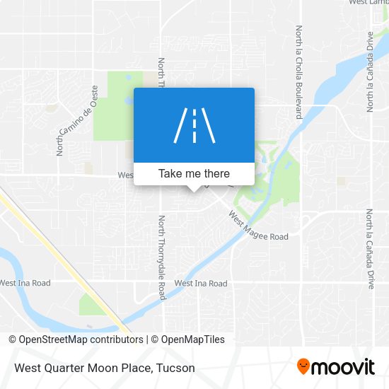 West Quarter Moon Place map