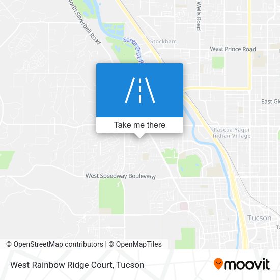 West Rainbow Ridge Court map