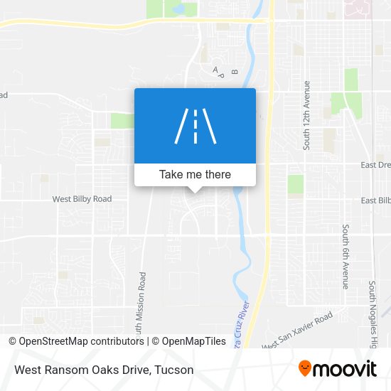West Ransom Oaks Drive map