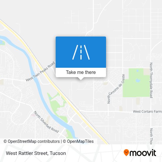 Mapa de West Rattler Street