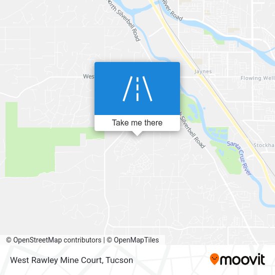 West Rawley Mine Court map