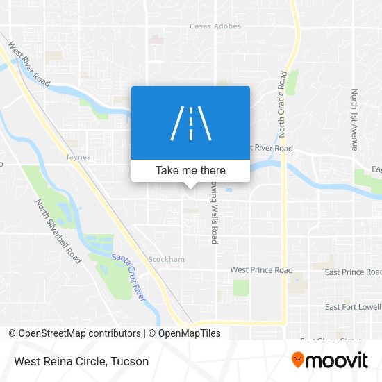Mapa de West Reina Circle