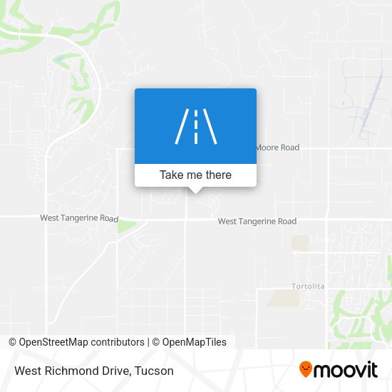 West Richmond Drive map