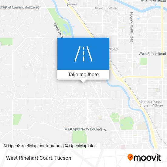 Mapa de West Rinehart Court
