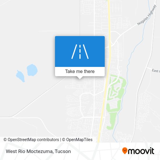 Mapa de West Rio Moctezuma