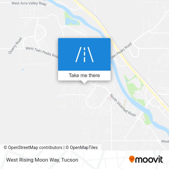 West Rising Moon Way map
