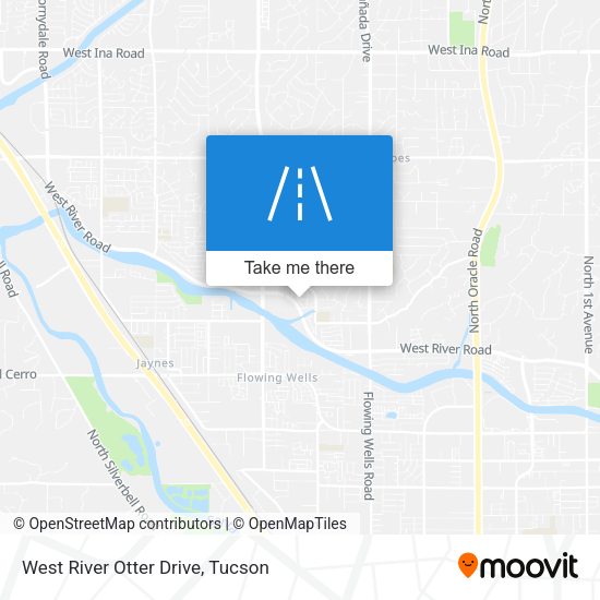 West River Otter Drive map