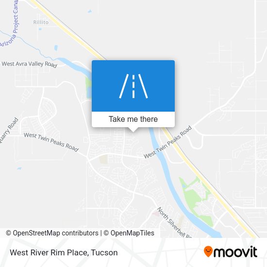 West River Rim Place map