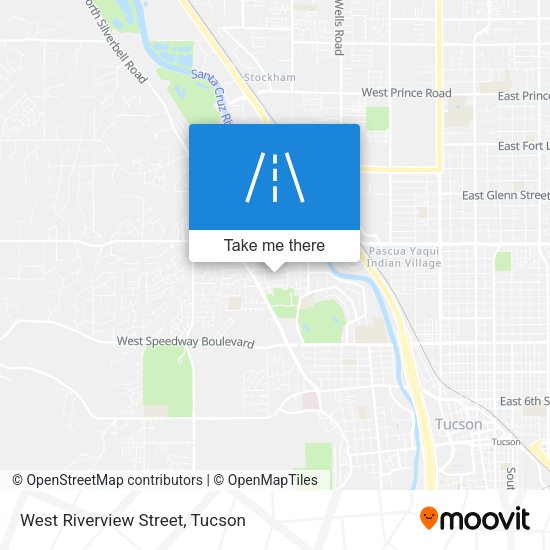 West Riverview Street map