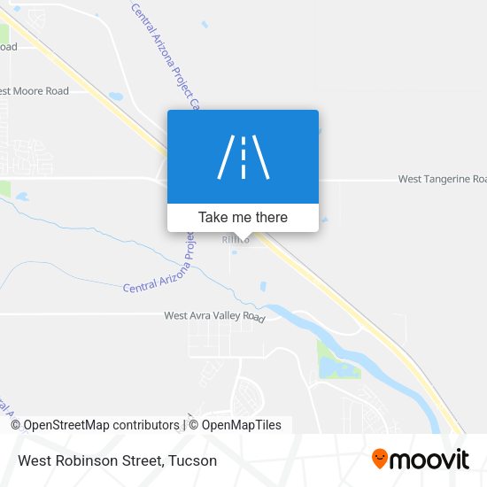 West Robinson Street map
