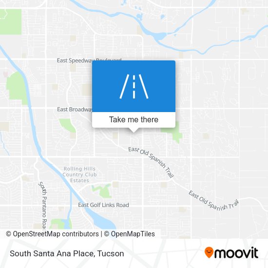 Mapa de South Santa Ana Place