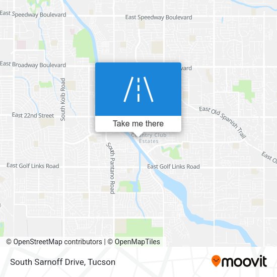 South Sarnoff Drive map