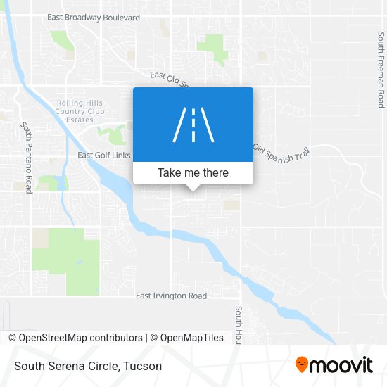 South Serena Circle map