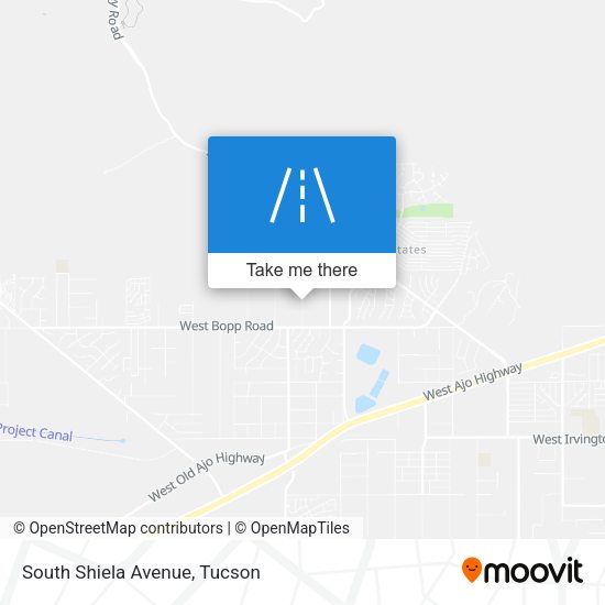 South Shiela Avenue map