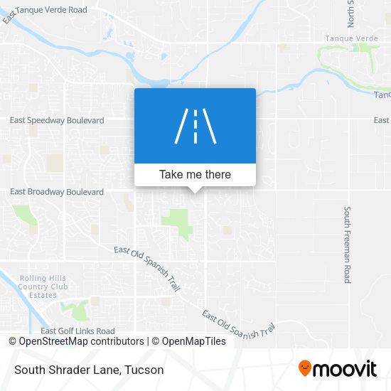 South Shrader Lane map