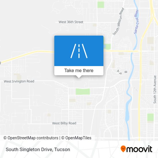South Singleton Drive map