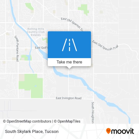 South Skylark Place map