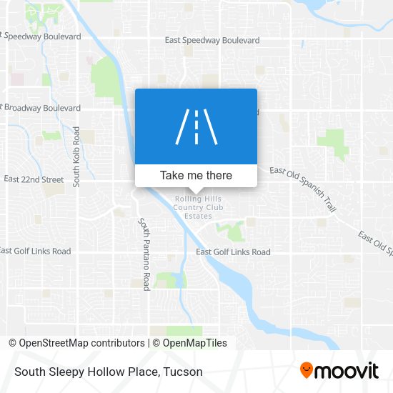 South Sleepy Hollow Place map