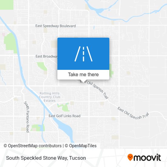 South Speckled Stone Way map