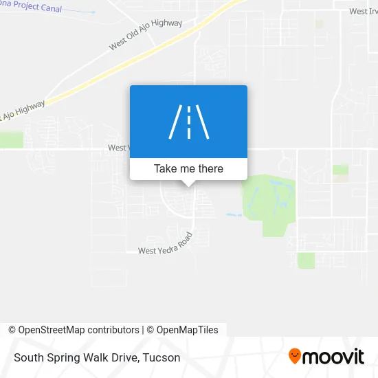 South Spring Walk Drive map