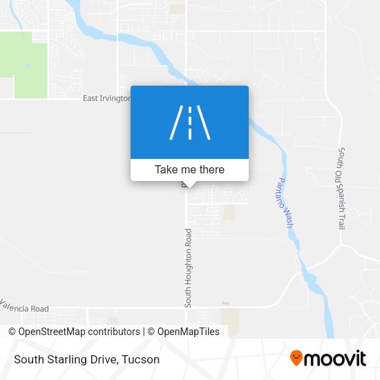 South Starling Drive map