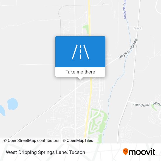 West Dripping Springs Lane map