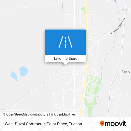 Mapa de West Duval Commerce Point Place