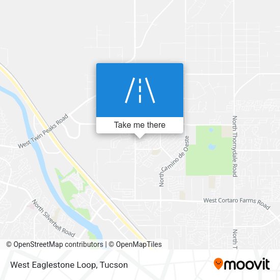 Mapa de West Eaglestone Loop