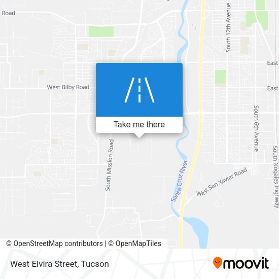 Mapa de West Elvira Street
