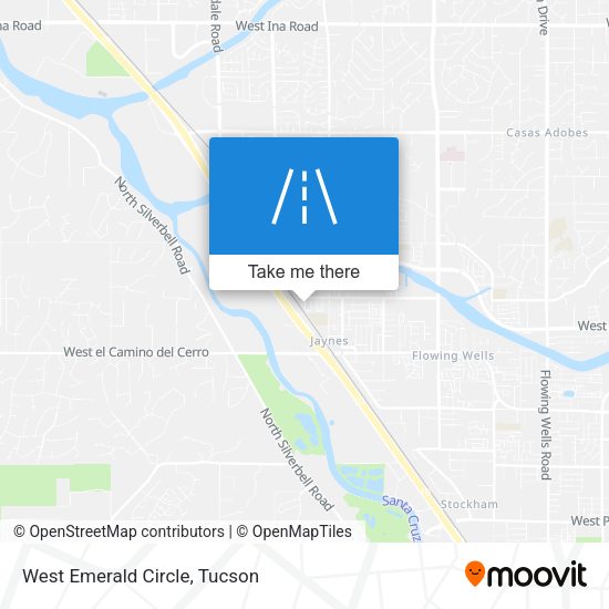 West Emerald Circle map