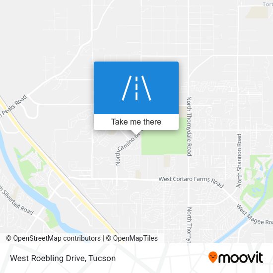 Mapa de West Roebling Drive