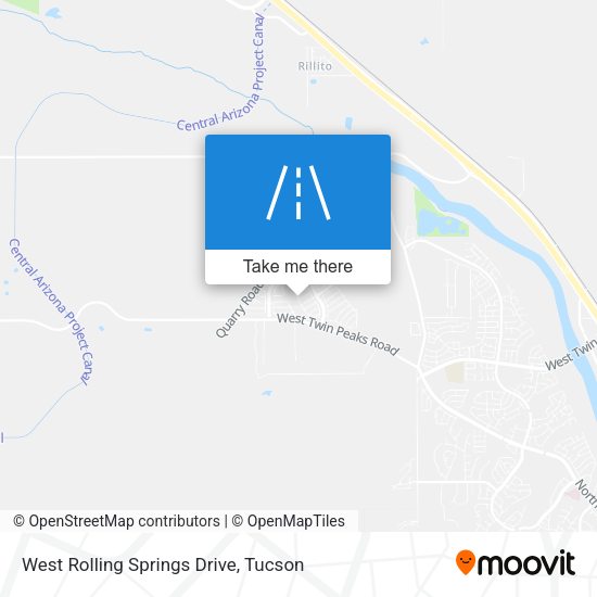 West Rolling Springs Drive map