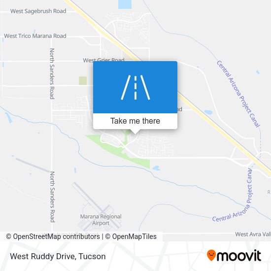 West Ruddy Drive map