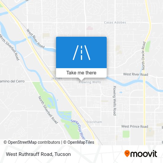 West Ruthrauff Road map