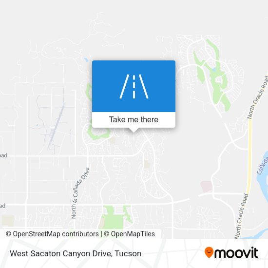 West Sacaton Canyon Drive map