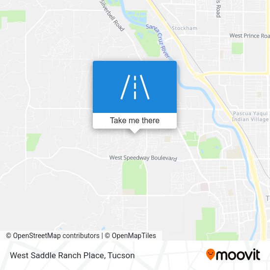 Mapa de West Saddle Ranch Place