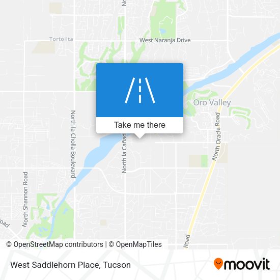 Mapa de West Saddlehorn Place