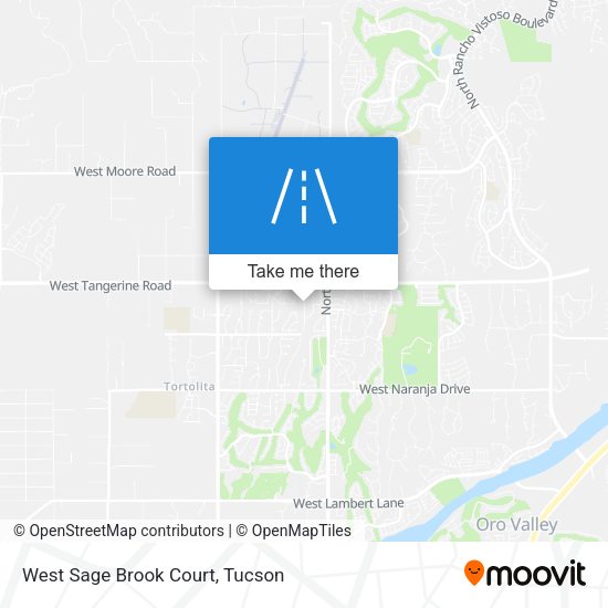 West Sage Brook Court map