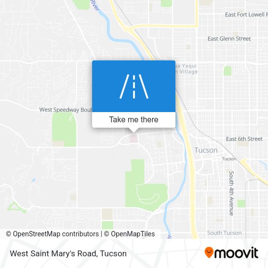 West Saint Mary's Road map