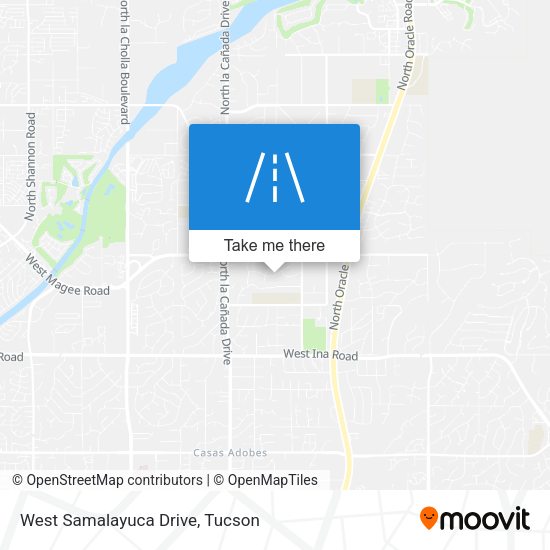 Mapa de West Samalayuca Drive