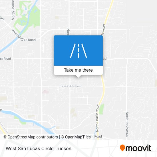 Mapa de West San Lucas Circle