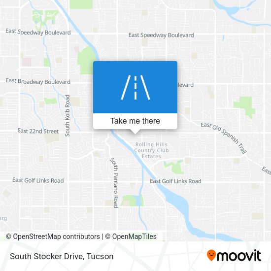 South Stocker Drive map