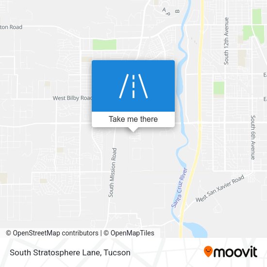 South Stratosphere Lane map