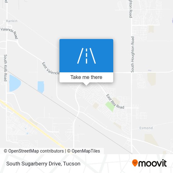 South Sugarberry Drive map