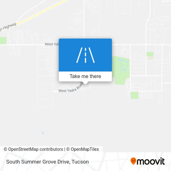Mapa de South Summer Grove Drive
